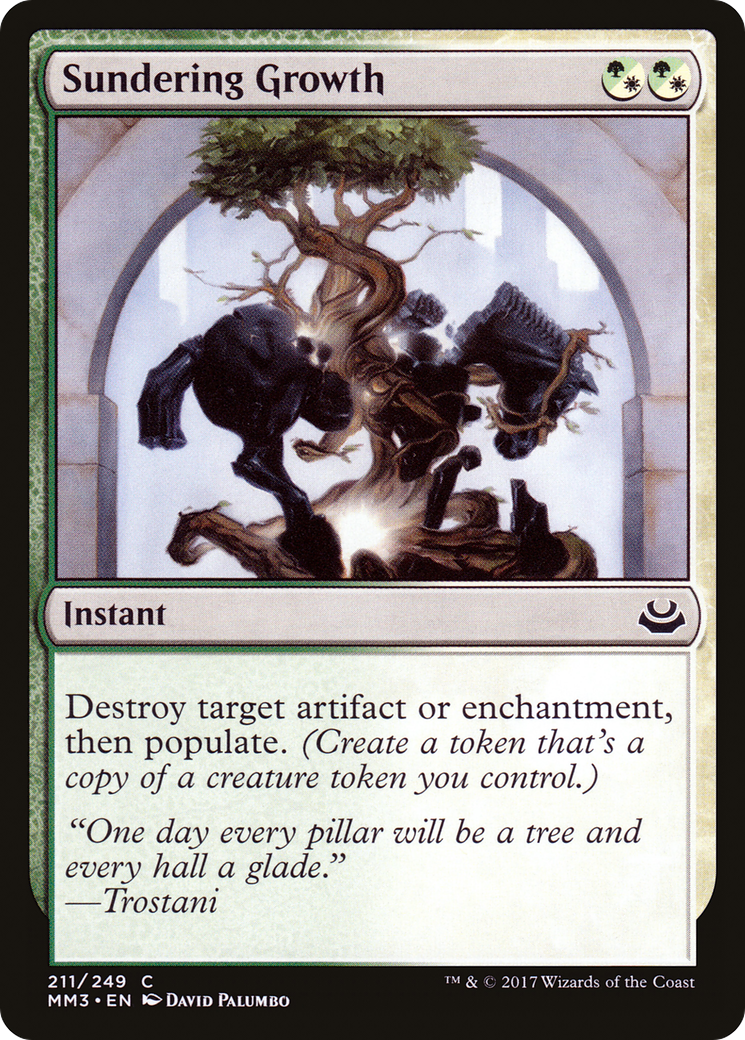 Image of Sundering Growth (MM3-211) - Modern Masters 2017