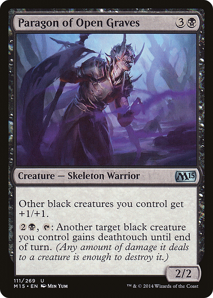 Image of Paragon of Open Graves (M15-111) - Magic 2015 Foil
