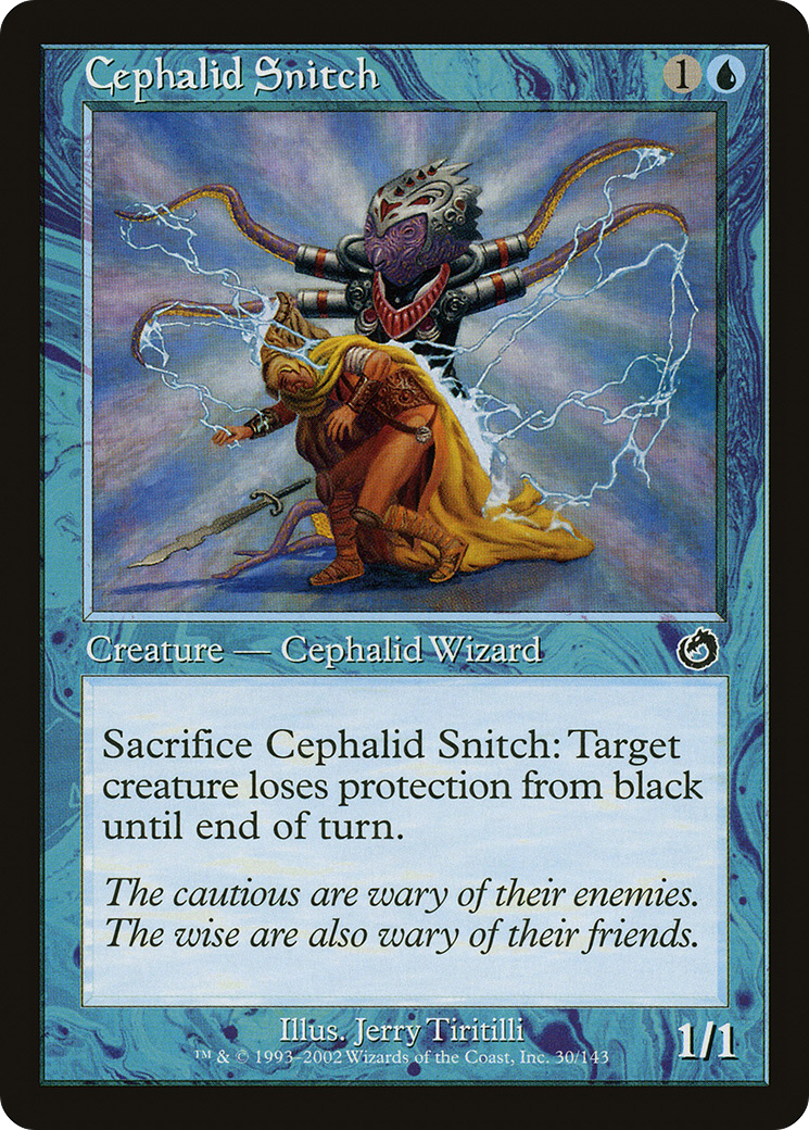 Image of Cephalid Snitch (TOR-030) - Torment Foil