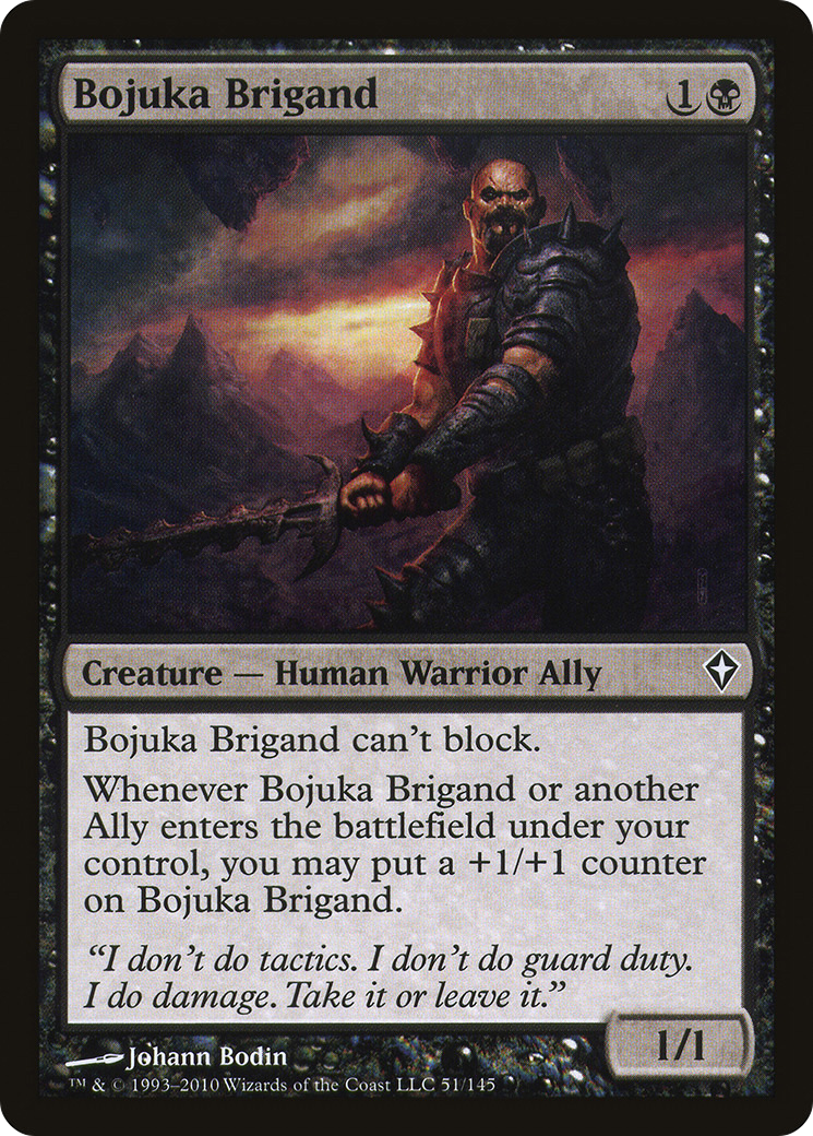 Image of Bojuka Brigand (WWK-051) - Worldwake Foil
