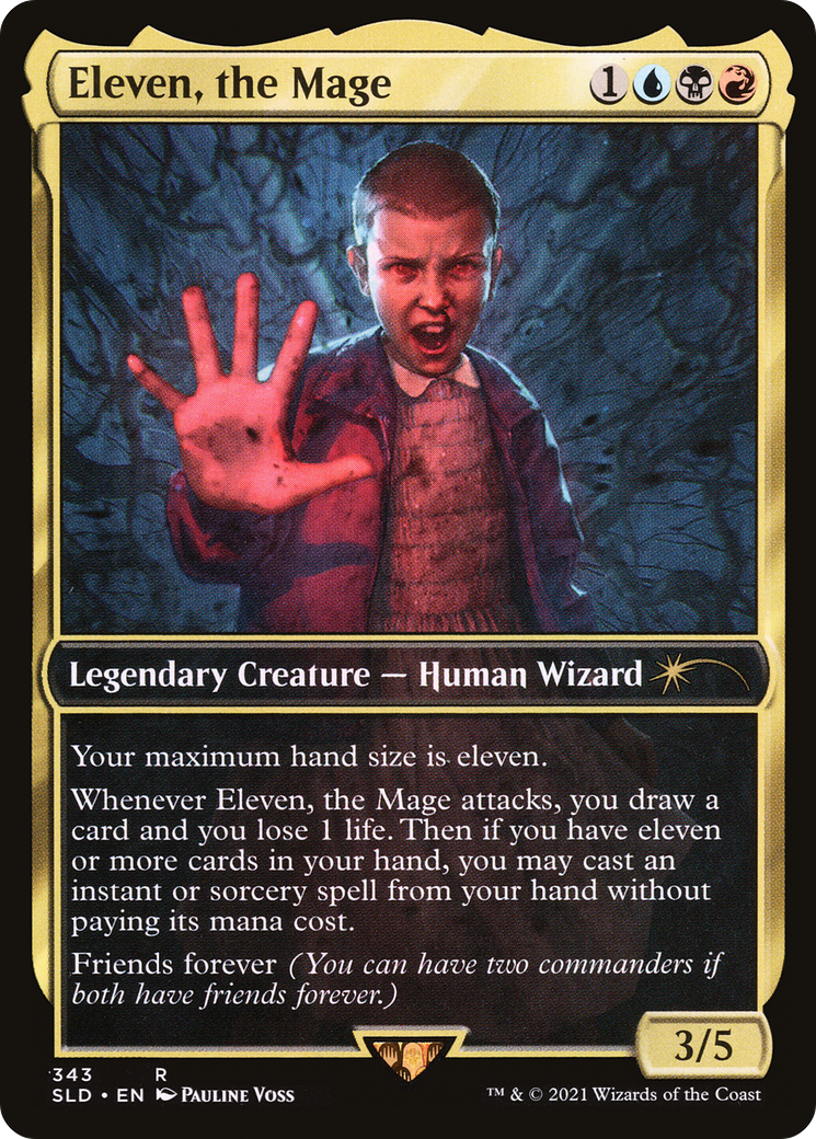 Image of Eleven, the Mage (SLD-343) - Secret Lair Drop / Eleven, the Mage