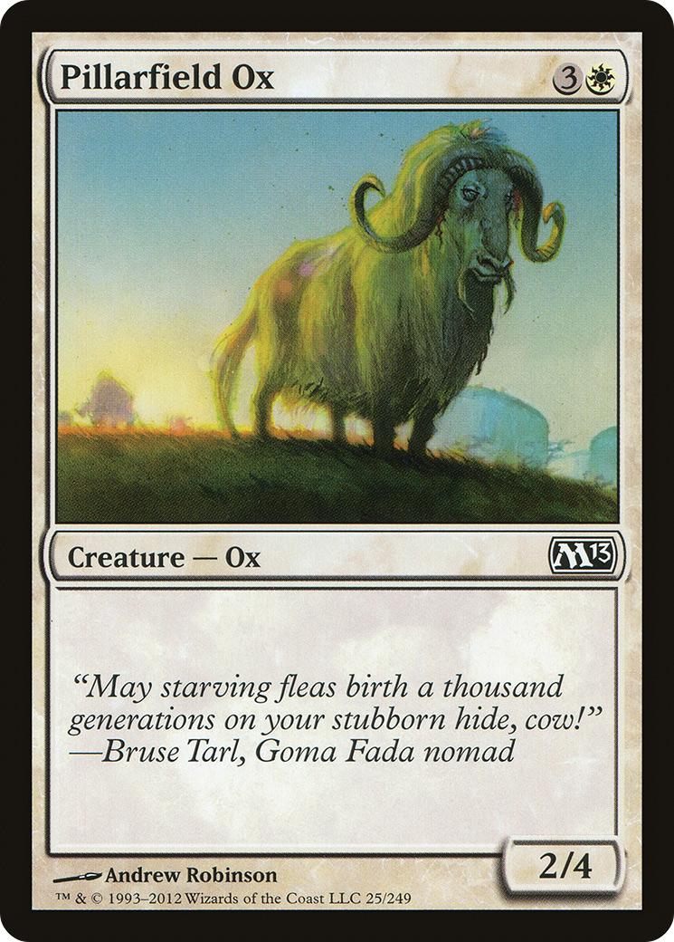 Image of Pillarfield Ox (M13-025) - Magic 2013 Foil