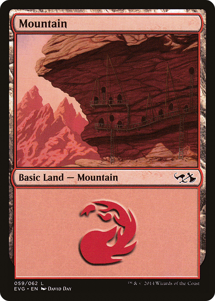 Image of Mountain (59) (Goblins vs Elves) (DD3-059) - Duel Decks Anthology: Elves vs. Goblins