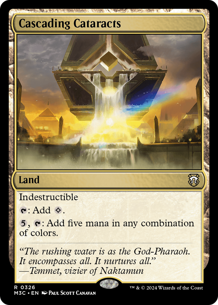 Image of Cascading Cataracts (M3C-326) - Modern Horizons 3 Commander