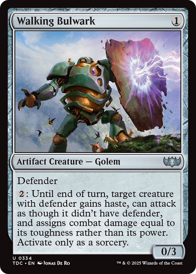 Image of Walking Bulwark (TDC-334) - Commander: Tarkir: Dragonstorm