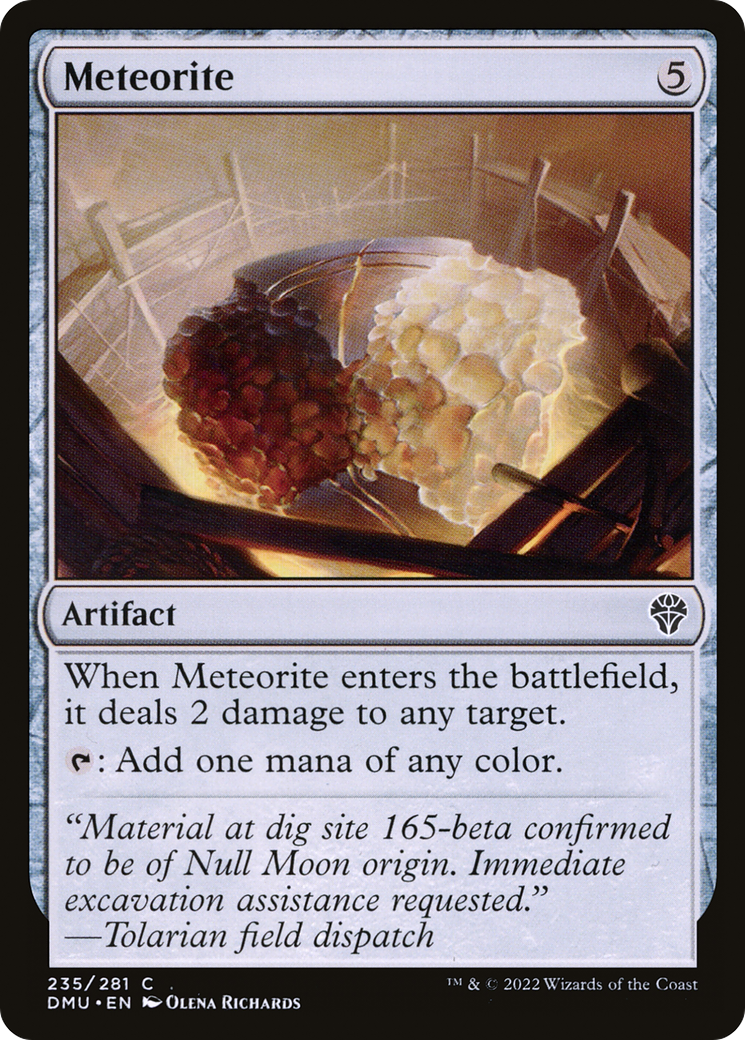 Image of Meteorite (DMU-235) - Dominaria United Foil