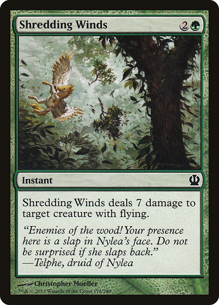 Image of Shredding Winds (THS-178) - Theros