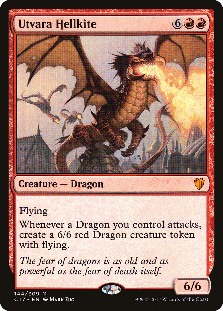 Image of Utvara Hellkite (C17-144) - Commander 2017