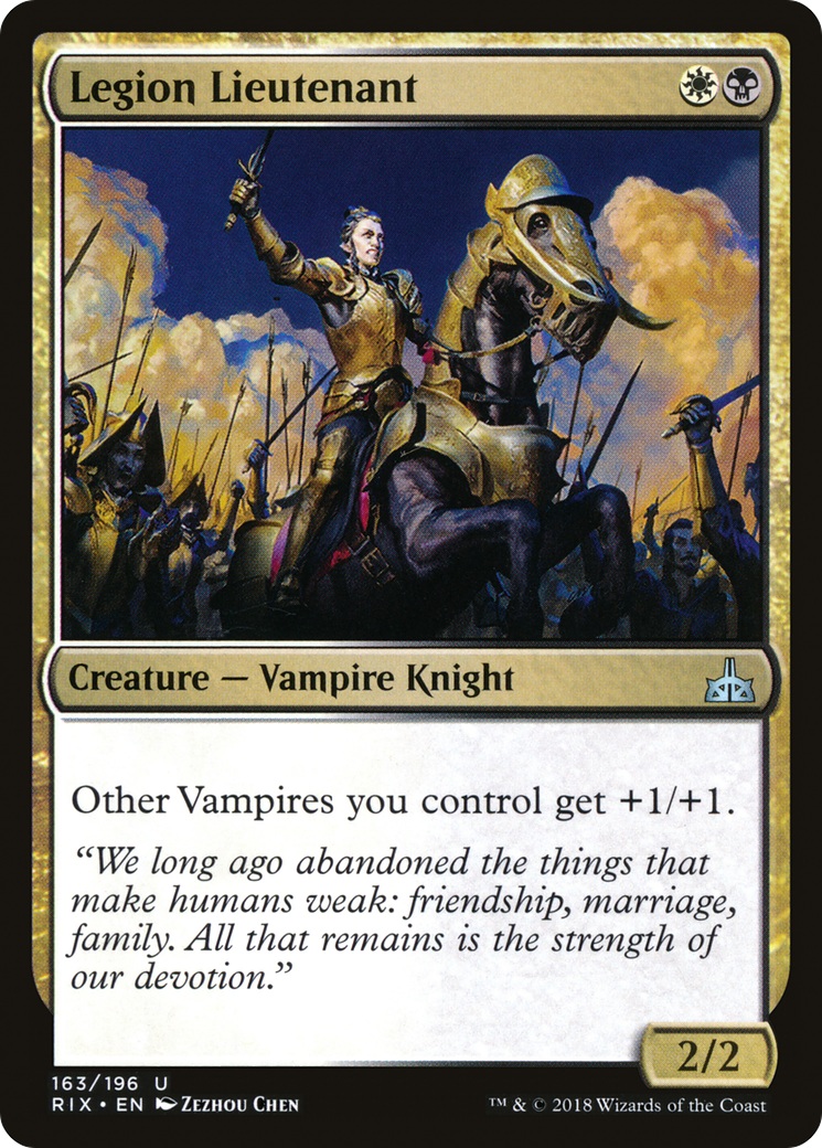 Image of Legion Lieutenant (RIX-163) - Rivals of Ixalan