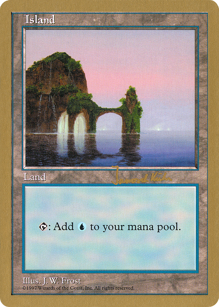 Image of Island (425) - 1997 Janosch Kuhn (5ED) (WCD-) - World Championship Decks 1997