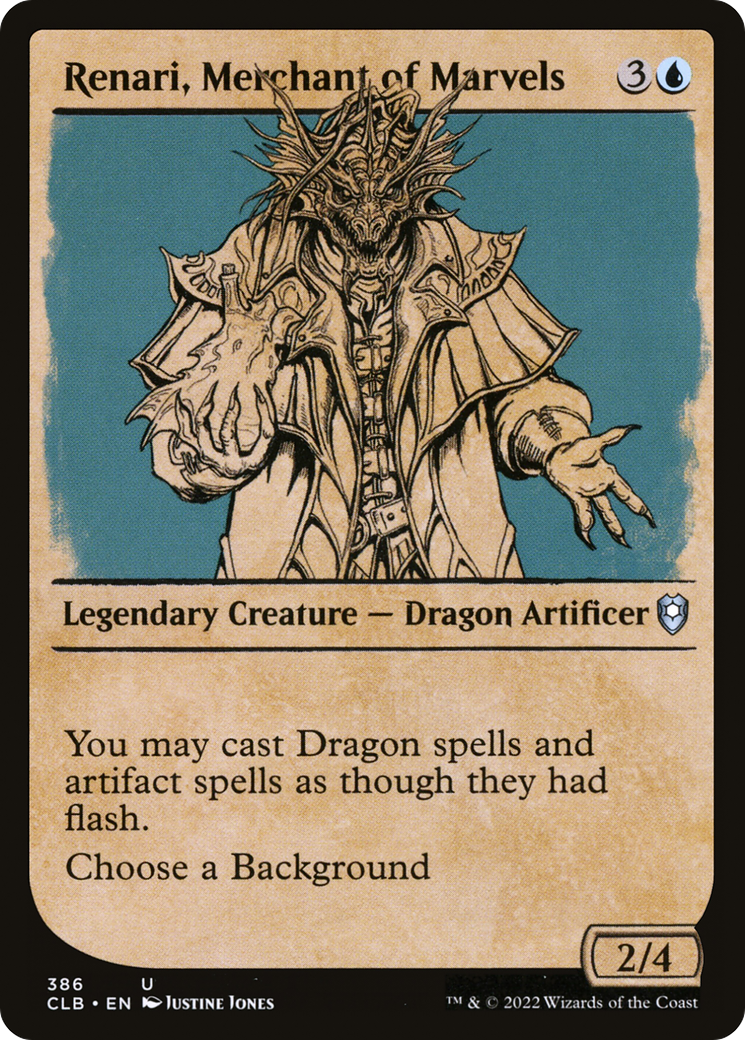Image of Renari, Merchant of Marvels (Showcase) (CLB-386) - Commander Legends: Battle for Baldur's Gate: (Showcase)