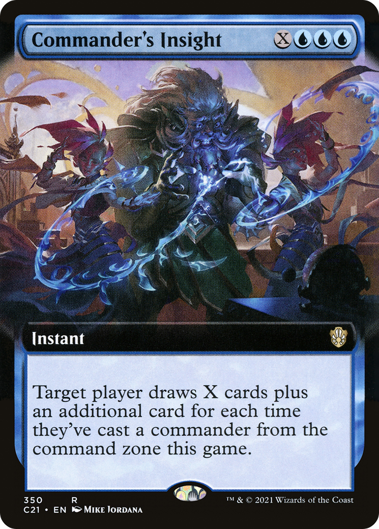 Image of Commander's Insight (Extended Art) (C21-350) - Commander 2021: (Extended Art)
