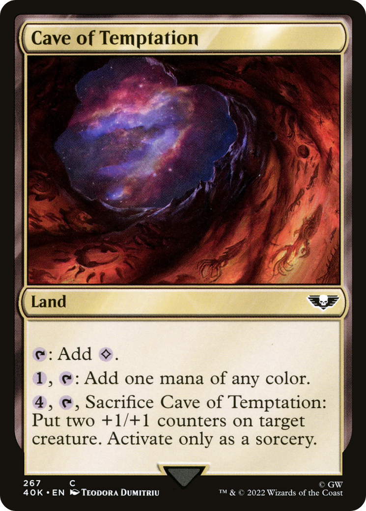Image of Cave of Temptation (40K-267) - Warhammer 40,000 Commander