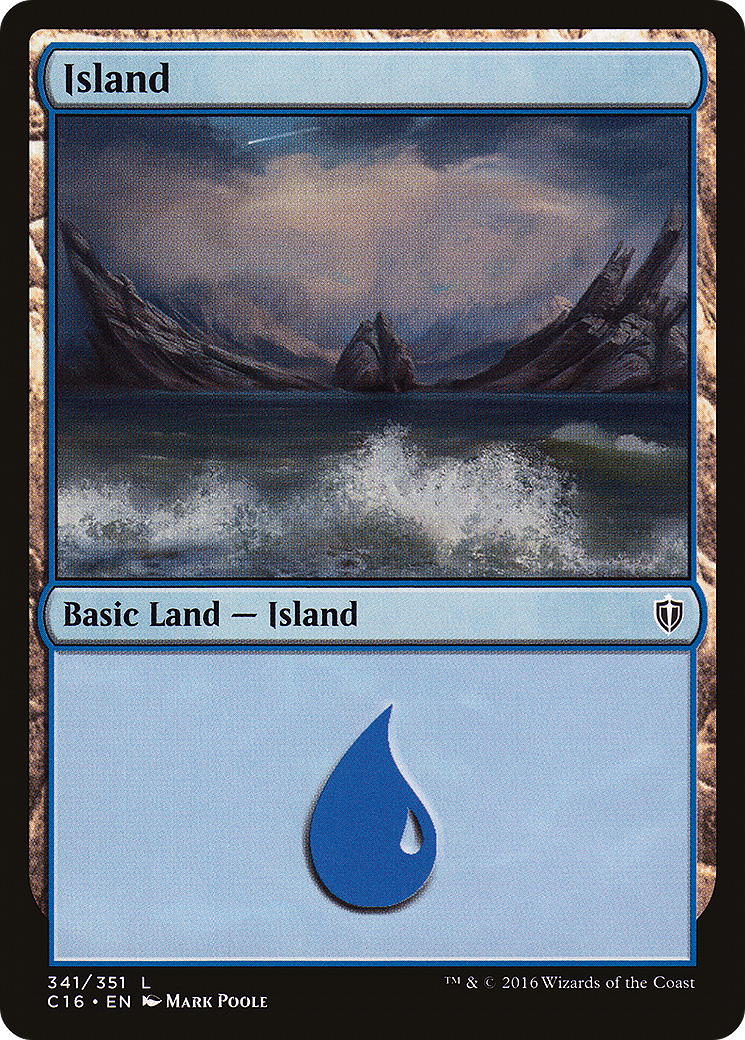 Image of Island (341) (C16-341) - Commander 2016