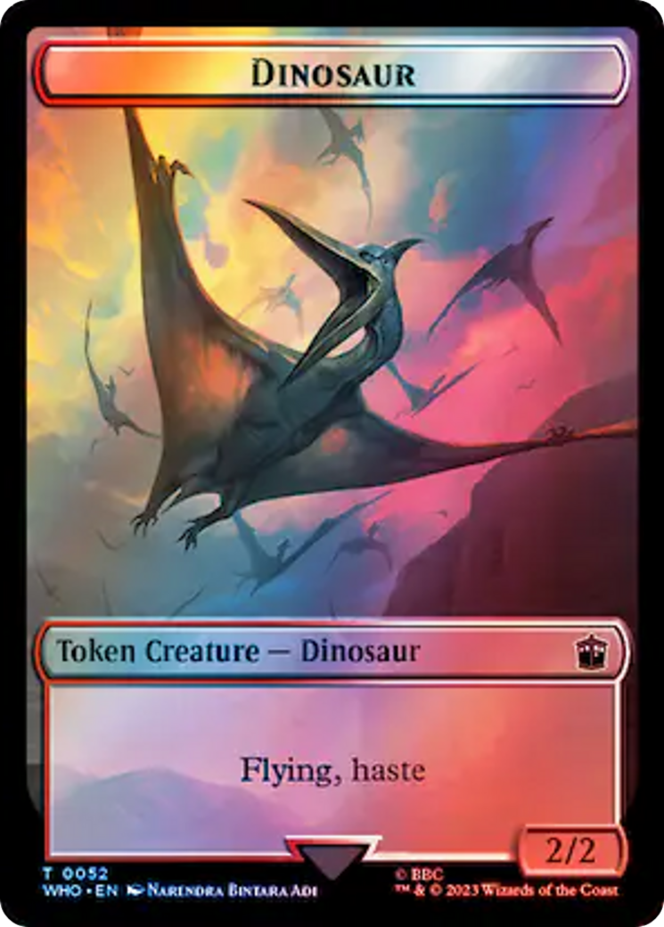 Image of Dinosaur (TWHO-052) - Doctor Who Tokens Foil