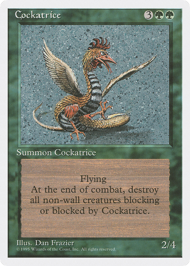 Image of Cockatrice (4ED-) - Fourth Edition