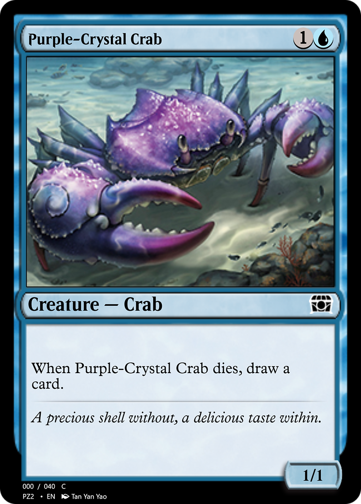 Image of Purple-Crystal Crab (PZ2-70813) - Treasure Chest