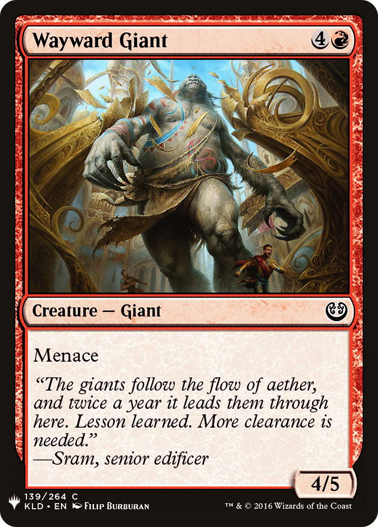 Image of Wayward Giant (LIST-139) - The List