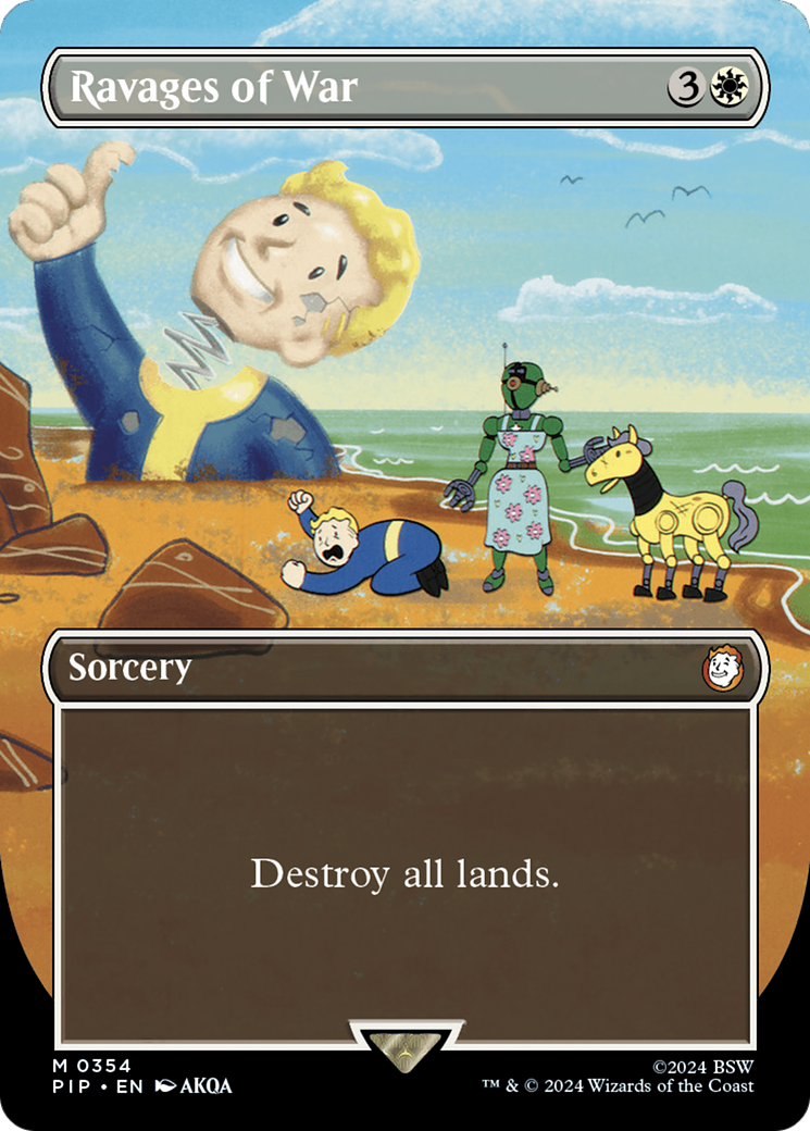 Image of Ravages of War (Borderless) (PIP-354) - Fallout (Borderless)