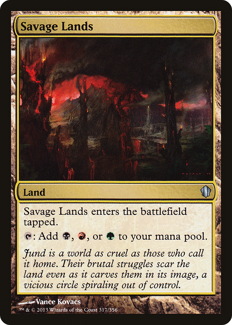 Image of Savage Lands (C13-317) - Commander 2013