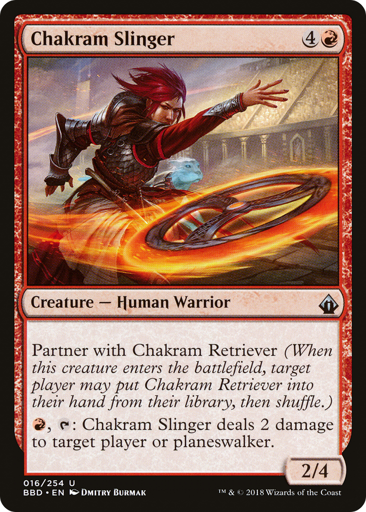 Image of Chakram Slinger (BBD-016) - Battlebond Foil