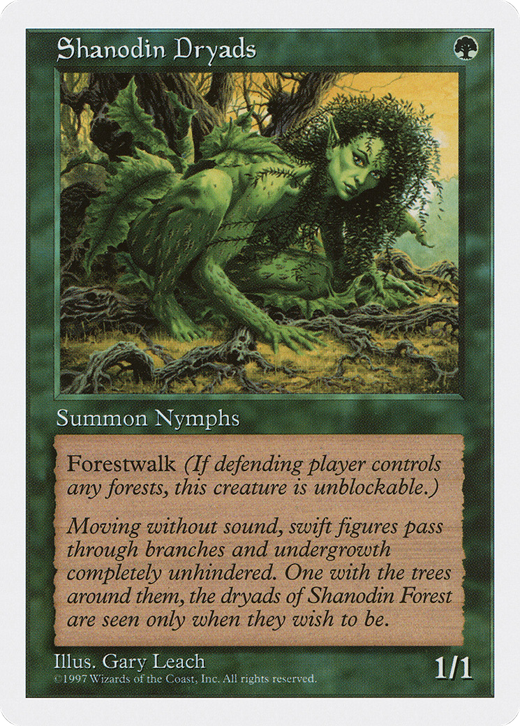 Image of Shanodin Dryads (5ED-) - Fifth Edition