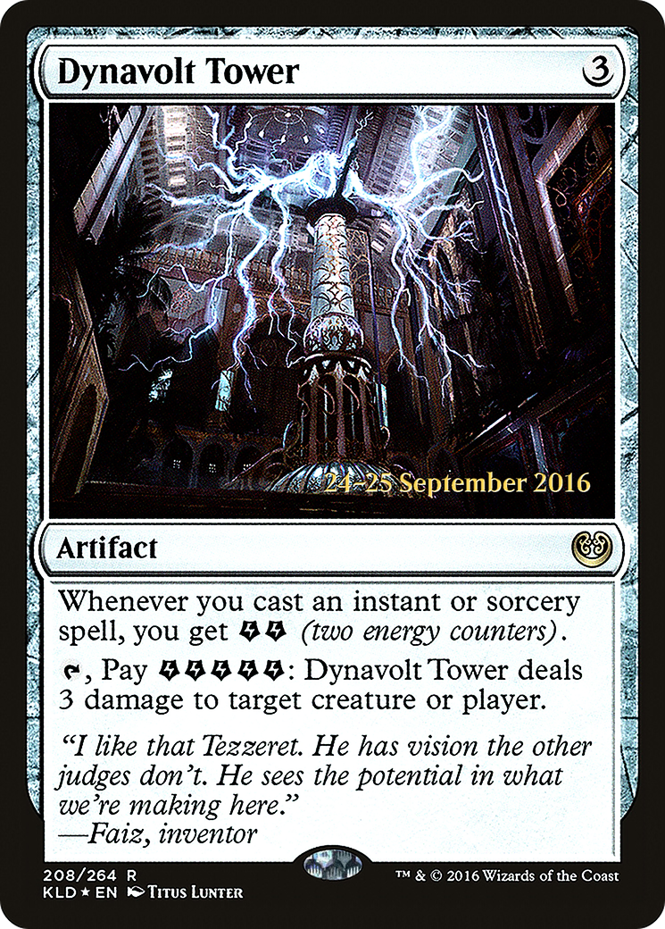 Image of Dynavolt Tower (PRE-208) - Kaladesh Promos Foil