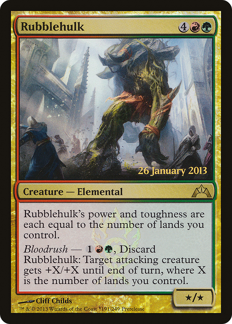 Image of Rubblehulk (PRE-191) - Gatecrash Promos Foil