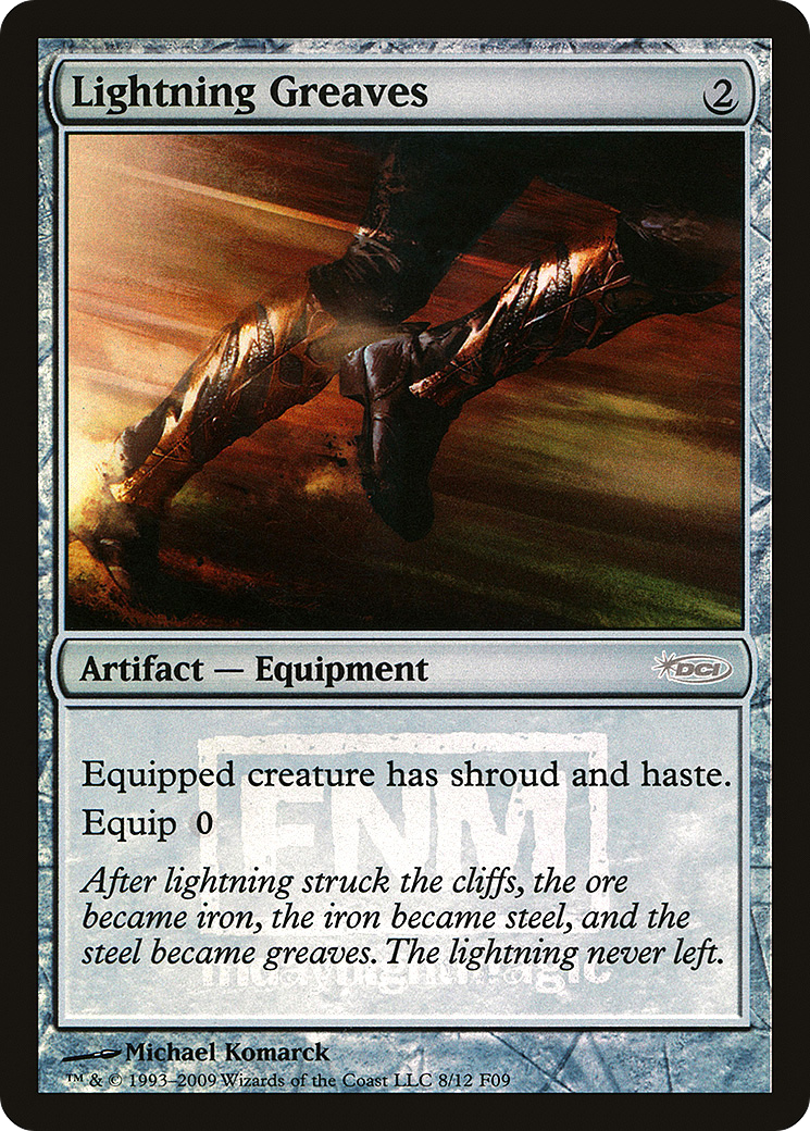 Image of Lightning Greaves (FNM-) - Friday Night Magic 2009 Foil