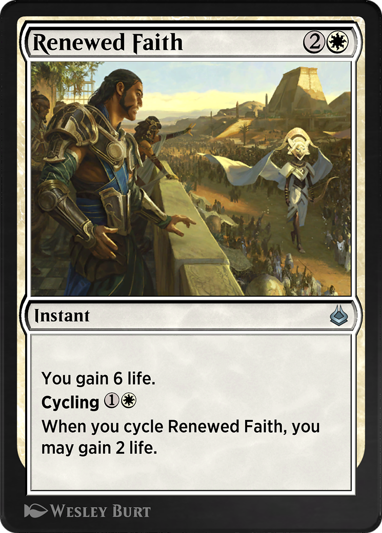 Image of Renewed Faith (AKR-032) - Amonkhet Remastered
