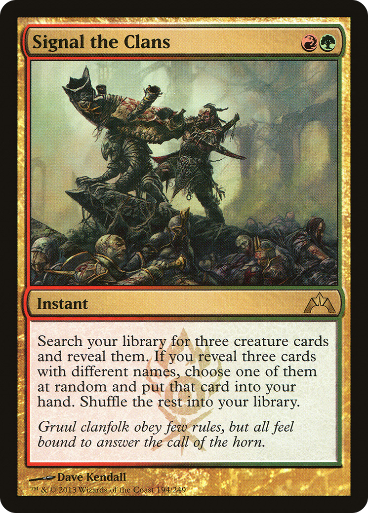 Image of Signal the Clans (GTC-194) - Gatecrash Foil