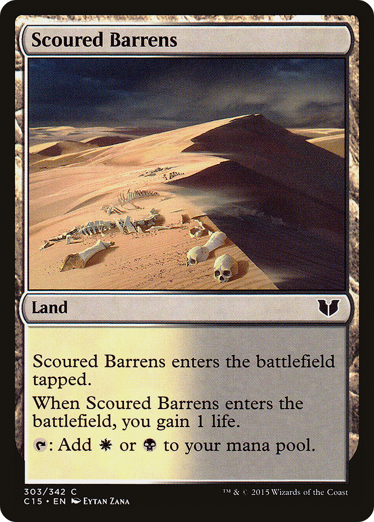 Image of Scoured Barrens (C15-303) - Commander 2015