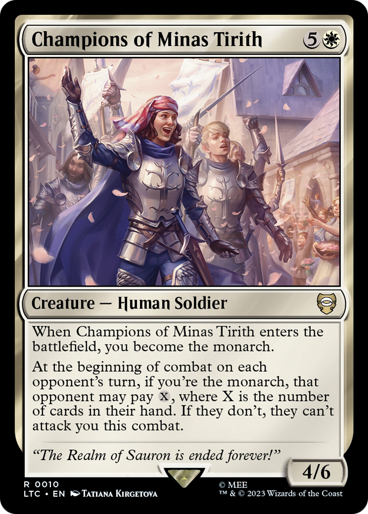 Image of Champions of Minas Tirith (LTC-010) - Tales of Middle-earth Commander