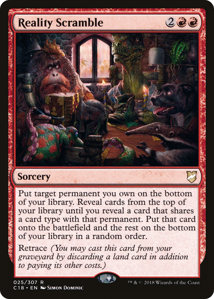Image of Reality Scramble (C18-025) - Commander 2018
