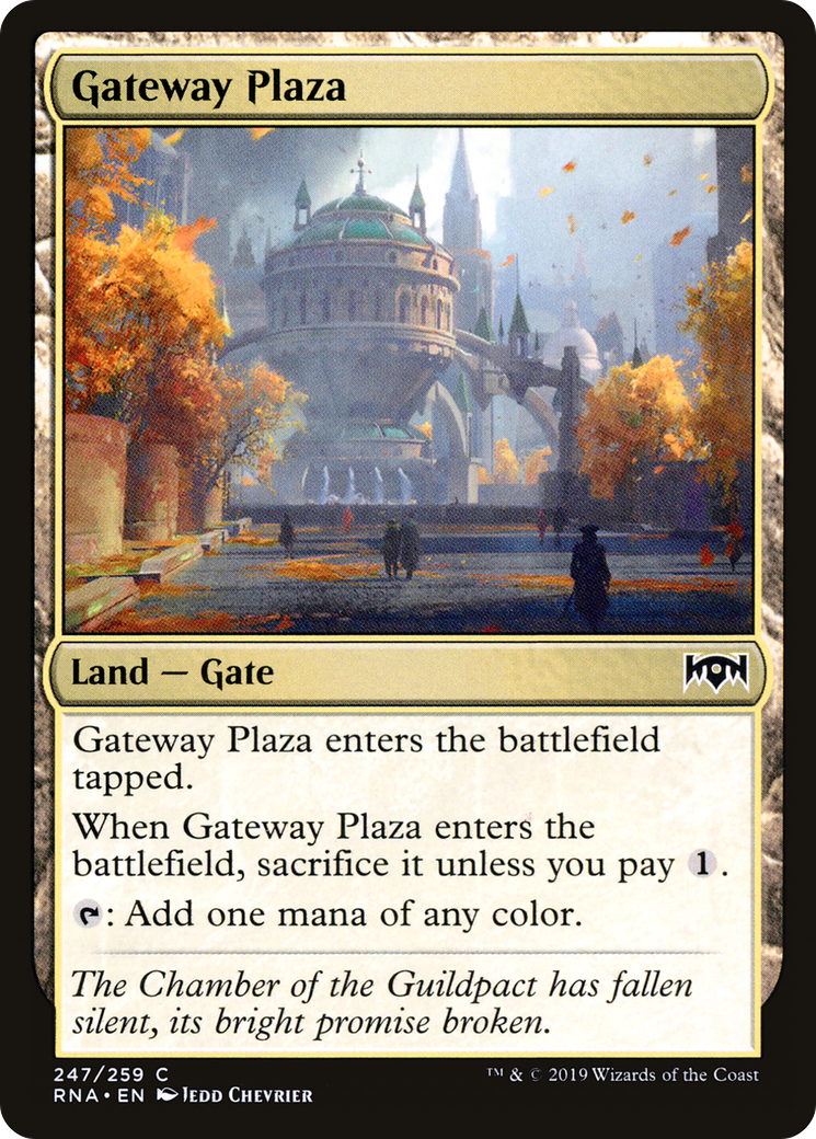 Image of Gateway Plaza (RNA-247) - Ravnica Allegiance