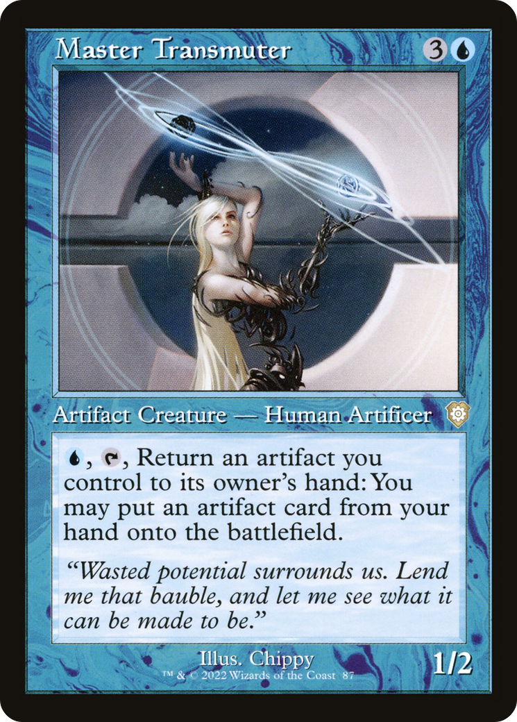 Image of Master Transmuter (Retro Frame) (BRC-087) - The Brothers' War Commander