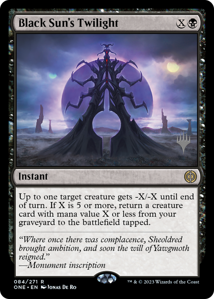 Image of Black Sun's Twilight (PPONE-084) - Phyrexia: All Will Be One Promos