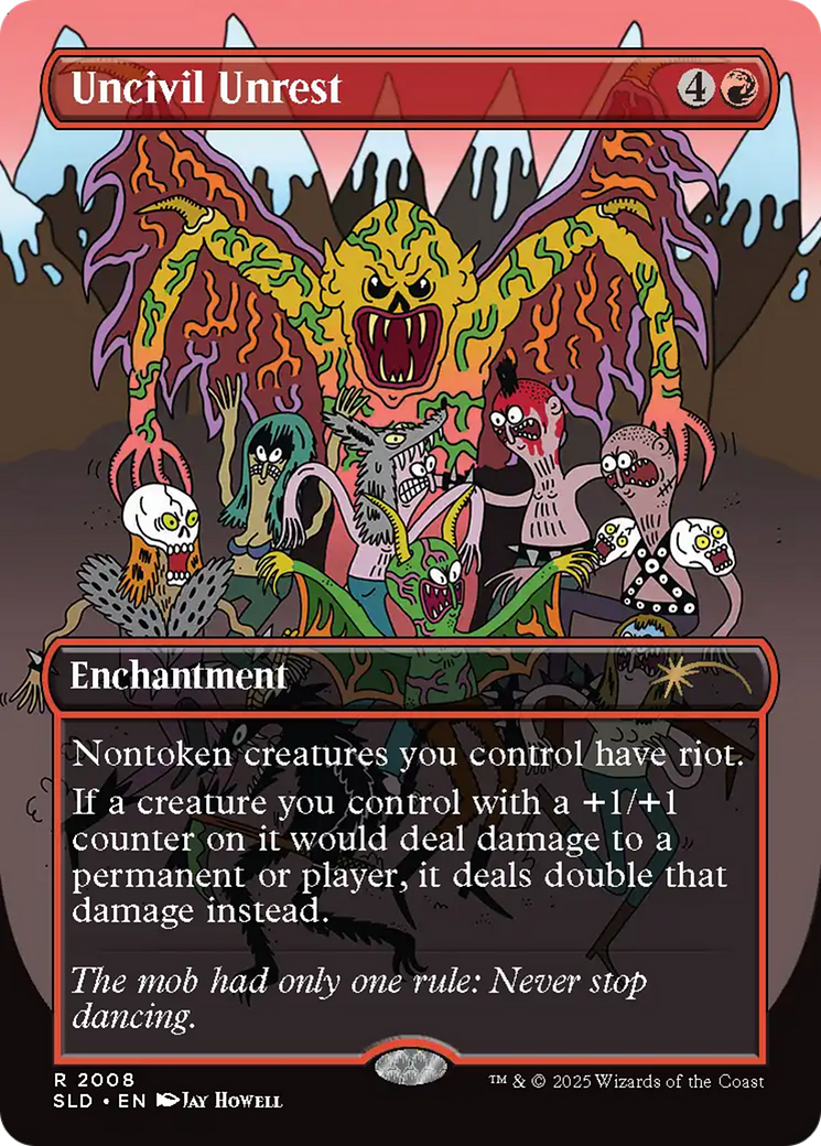 Image of Uncivil Unrest (SLD-2008) - Secret Lair Drop (Borderless)