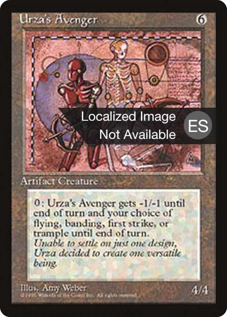 Image of Urza's Avenger (4BB-) - Fourth Edition Foreign Black Border