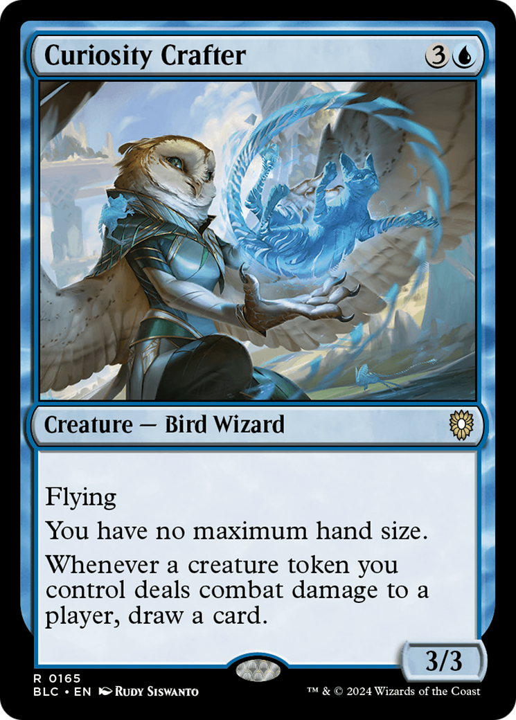 Image of Curiosity Crafter (BLC-165) - Bloomburrow Commander