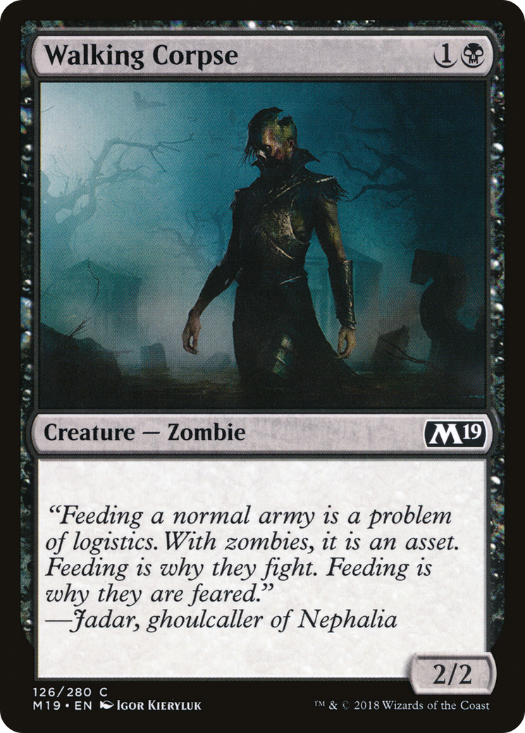 Image of Walking Corpse (M19-126) - Core Set 2019