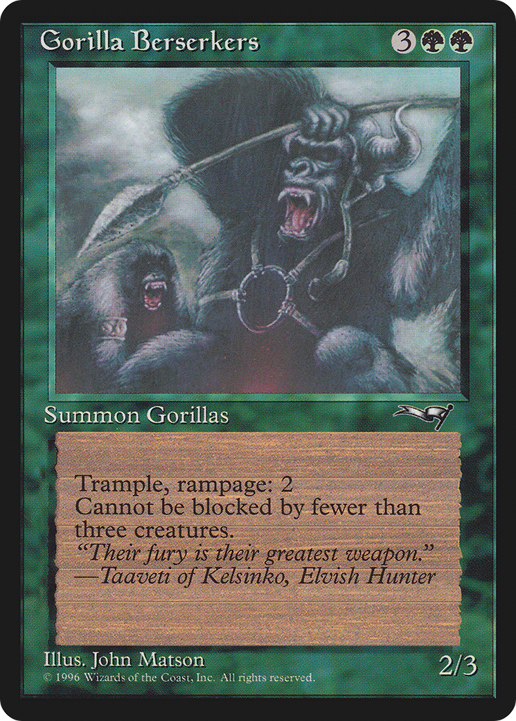 Image of Gorilla Berserkers (ALL-076) - Alliances