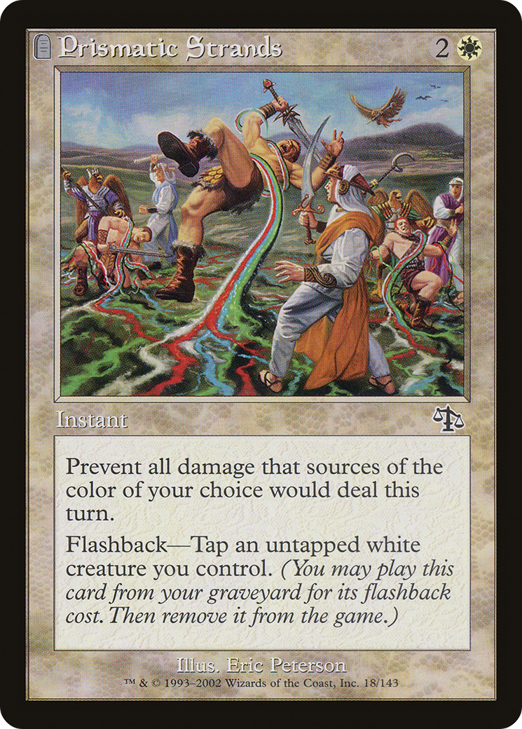 Image of Prismatic Strands (JUD-018) - Judgment: (tombstone)