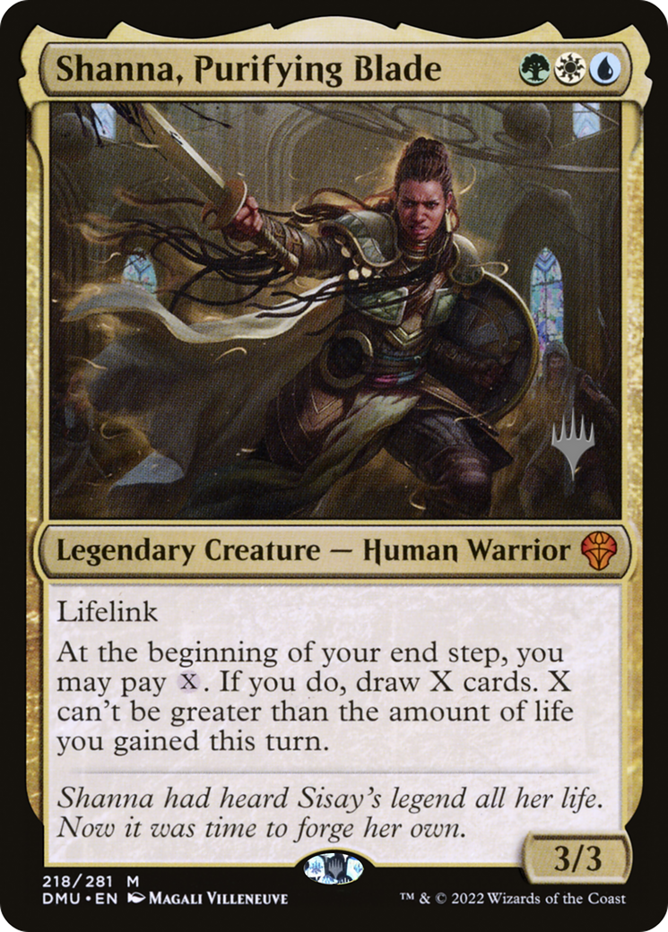 Image of Shanna, Purifying Blade (PPDMU-218P) - Dominaria United Promos