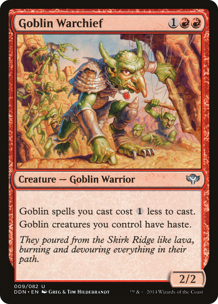 Image of Goblin Warchief (DDN-009) - Duel Decks: Speed vs. Cunning