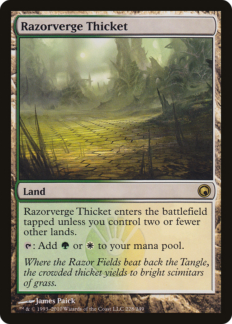 Image of Razorverge Thicket (SOM-228) - Scars of Mirrodin