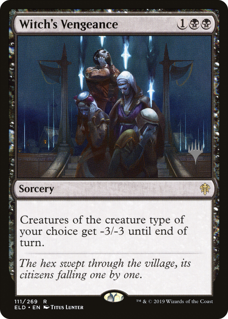 Image of Witch's Vengeance (PPELD-111P) - Throne of Eldraine Promos Foil