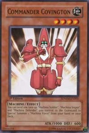 Image of Commander Covington (SDMM-EN005) - Structure Deck: Machina Mayhem 1st Edition