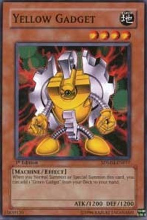 Image of Yellow Gadget (SDMM-EN017) - Structure Deck: Machina Mayhem 1st Edition
