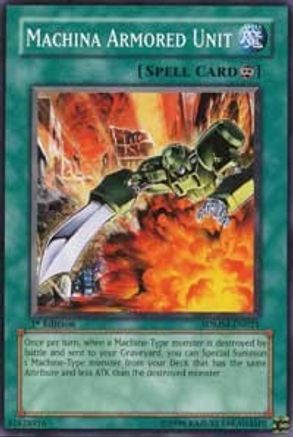 Image of Machina Armored Unit (SDMM-EN021) - Structure Deck: Machina Mayhem Unlimited